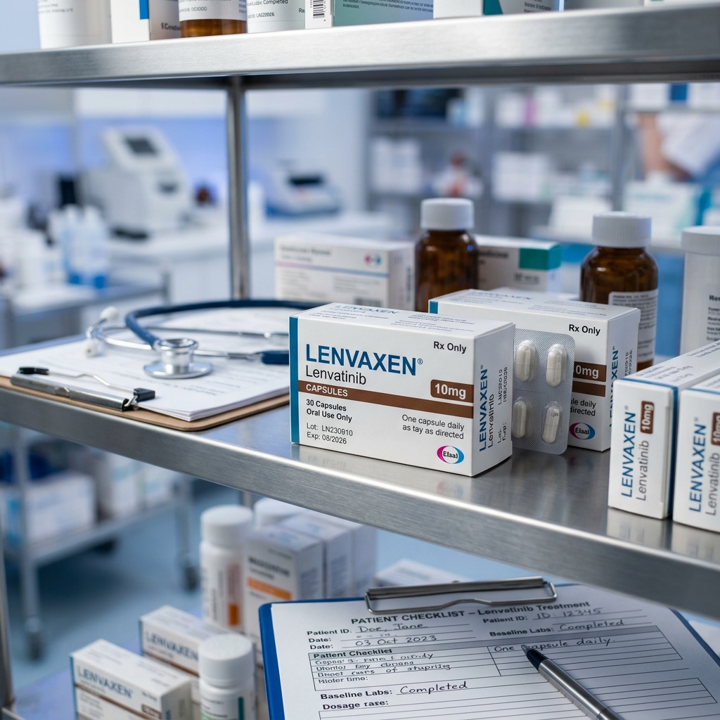 Lenvaxen Lenvatinib 10mg Sourcing MHRA Regulations and Thyroid Renal Cancer Care in the United Kingdom 2026