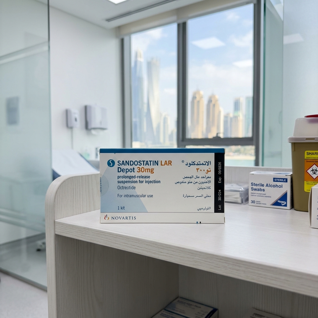Sandostatin Lar Octreotide Acetate 30mg Sourcing MOHAP Regulations and Neuroendocrine Tumor Care in UAE 2026